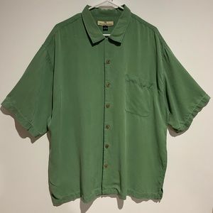 Vintage Tommy Bahama green short sleeve
